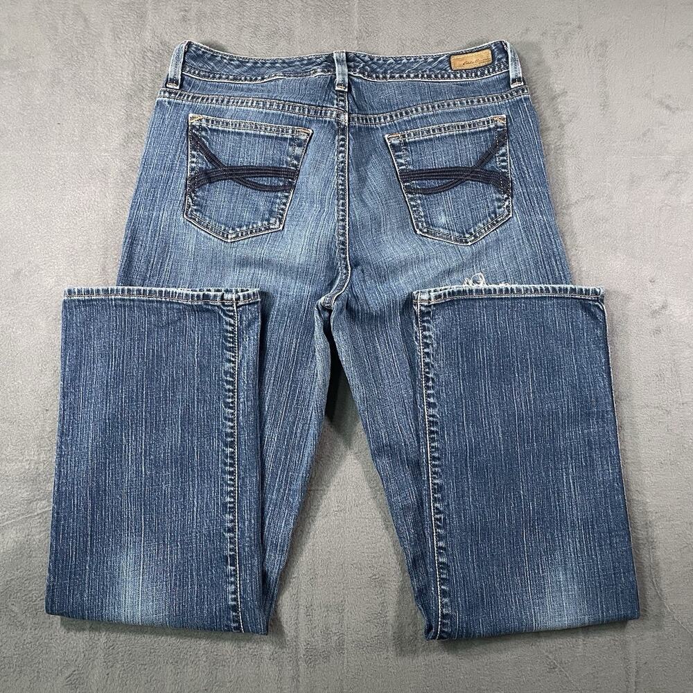 Vintage Eddie Bauer Denim Womens Size 12 Medium Mom Western 90s Y2K Jean 32x30 - Picture 12 of 15